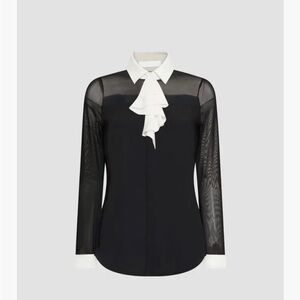 Anne Fontaine Sheryl Designer Long Sleeve Shirt size 38